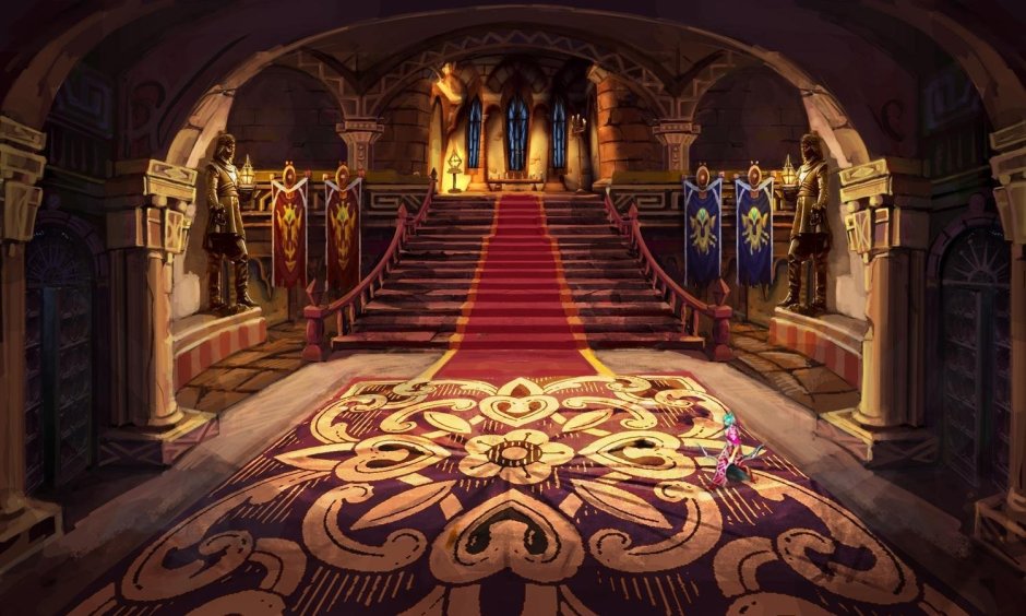 Королевский дворец коридор арт