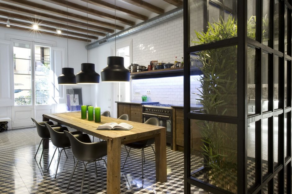 Экостиль с лофтом