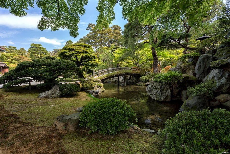 Ландшафтный Императорский парк Киото, Япония