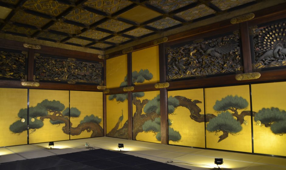 Золотой павильон замок Нидзё дворец Киото