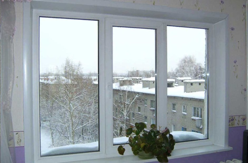 Пластиковые окна в зал