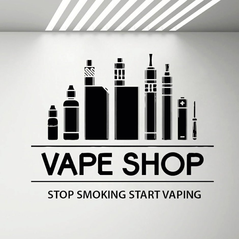 Vape shop логотип