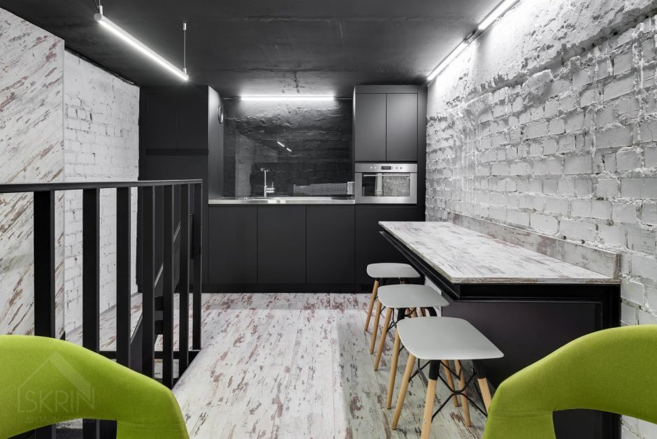 Офис 60м2 в стиле лофт