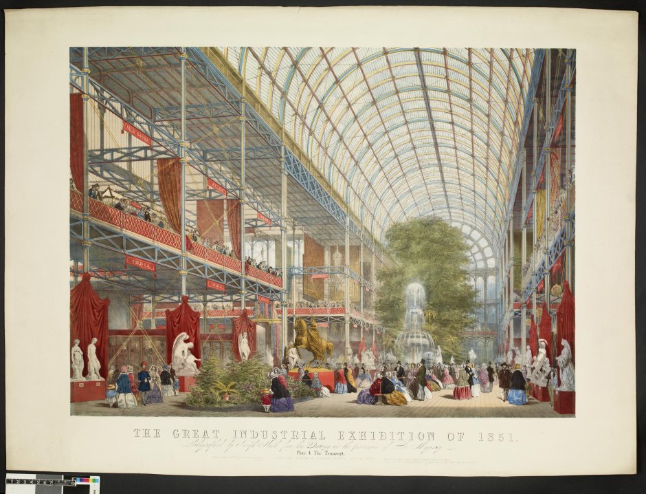 Хрустальный дворец, Джозеф Пакстон, Англия, 1851