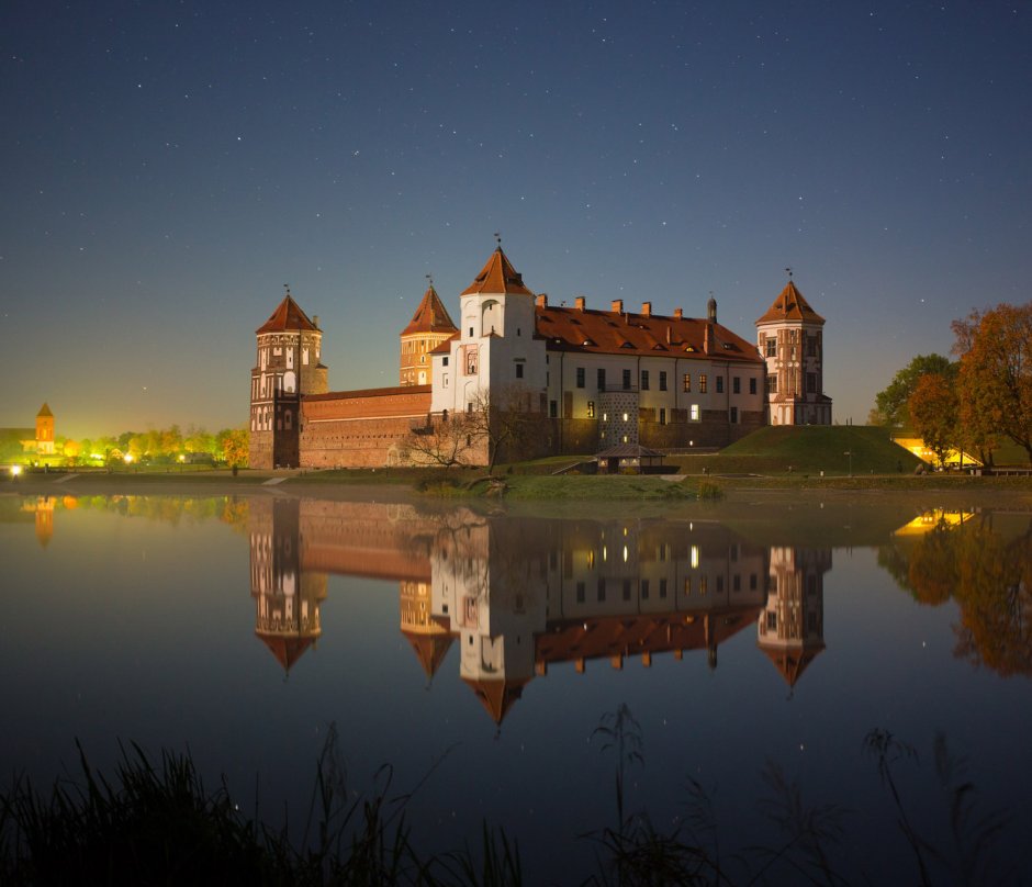 Запруды замок Белоруссия