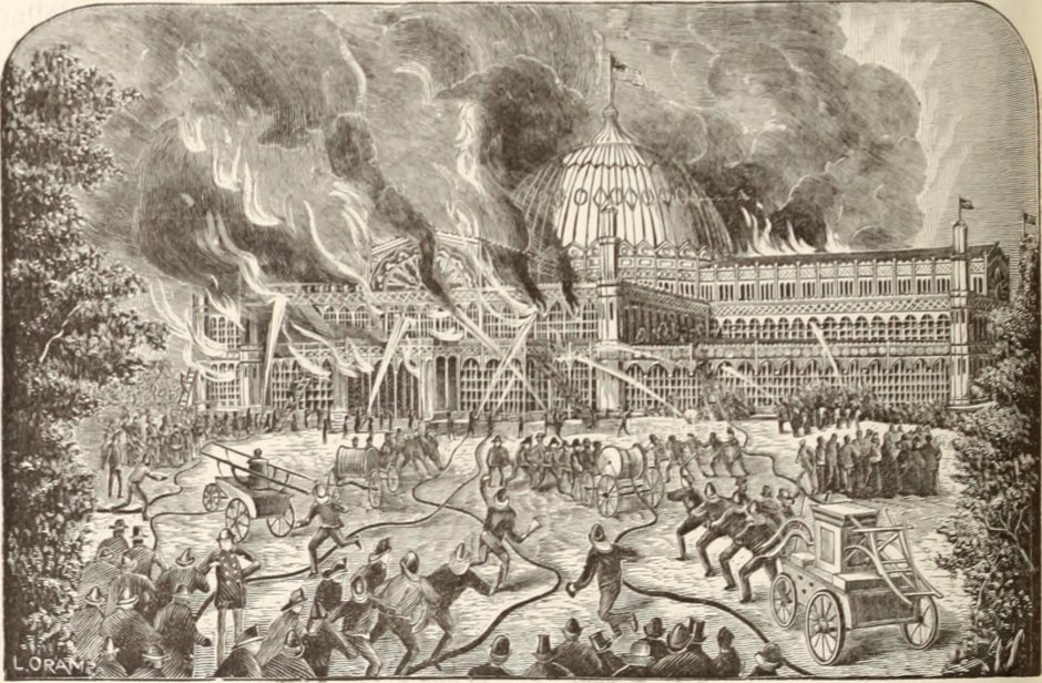 1936 В Лондоне сгорел Хрустальный дворец