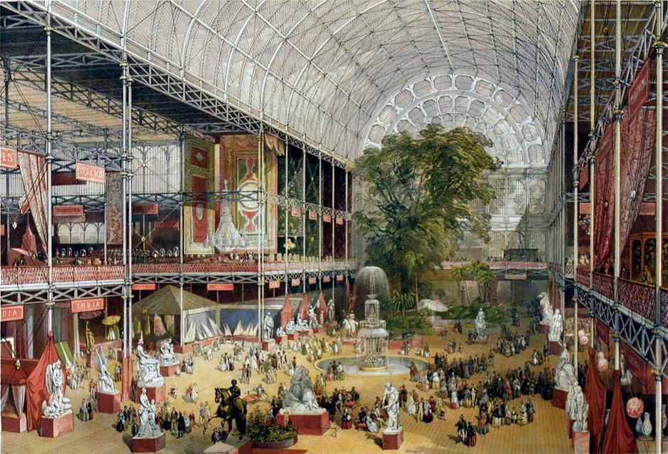 Хрустальный дворец в Лондоне, 1851 г.