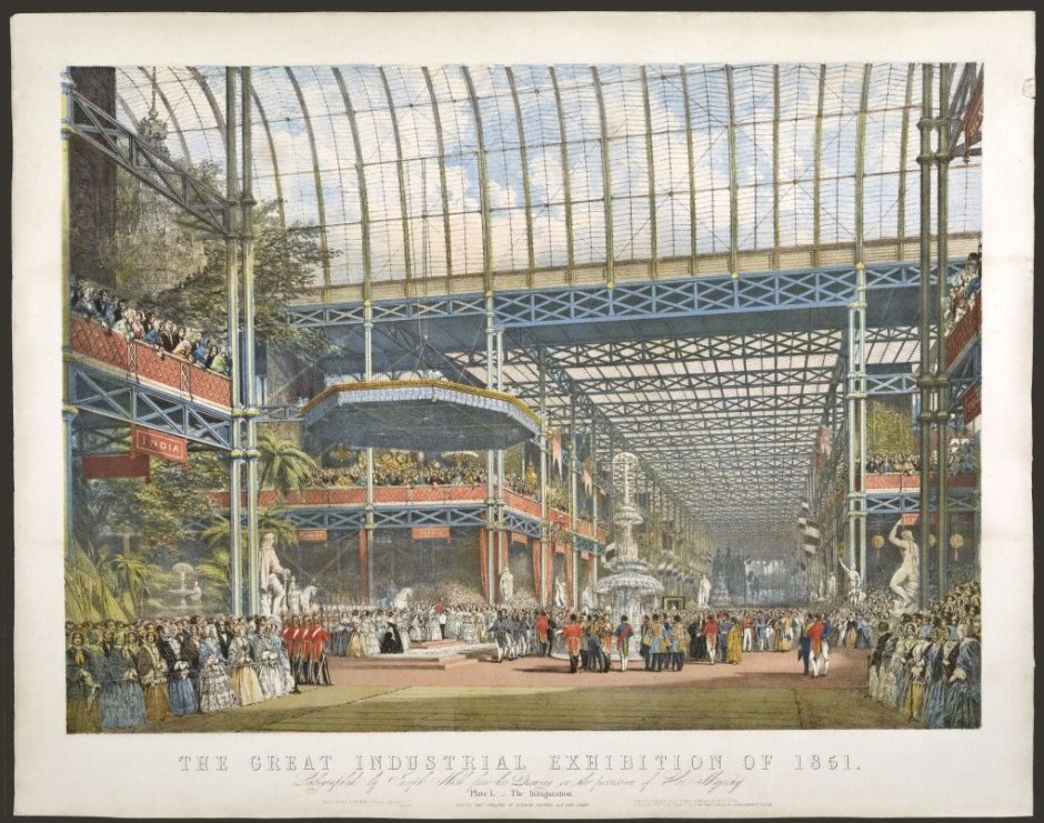 Хрустальный дворец в Лондоне, 1851 г.