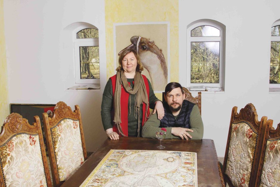 Семья Сорокиных замок Вальдау