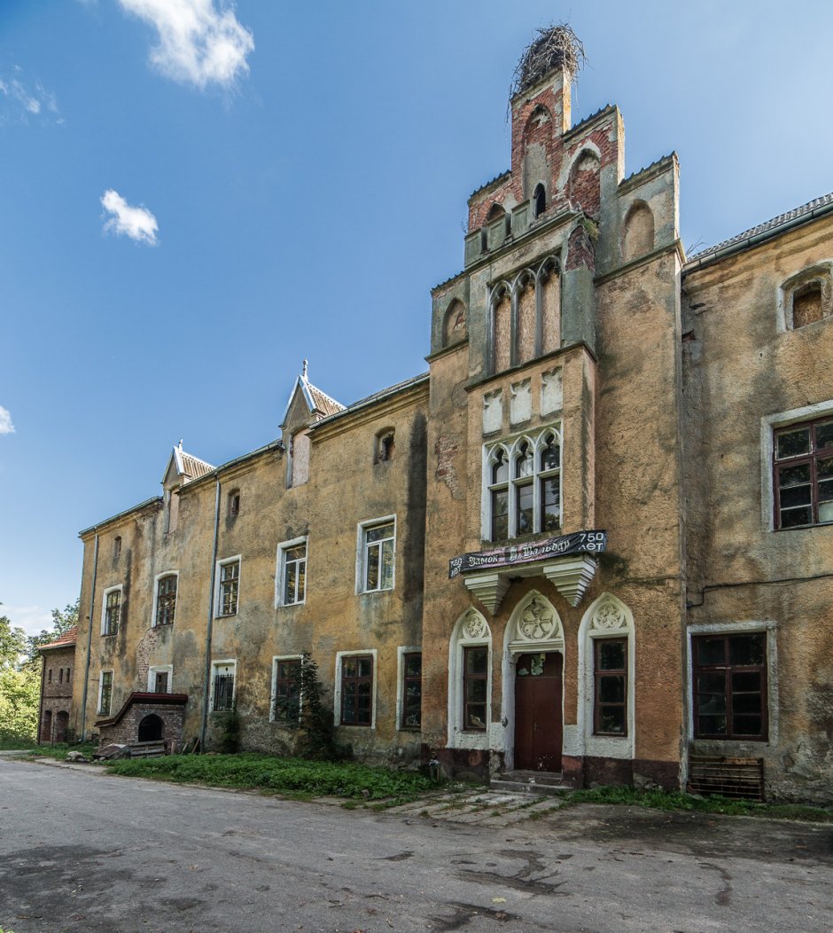 Замок Вальдау в Калининградской области
