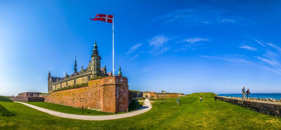 Дания замок Кронборг парк