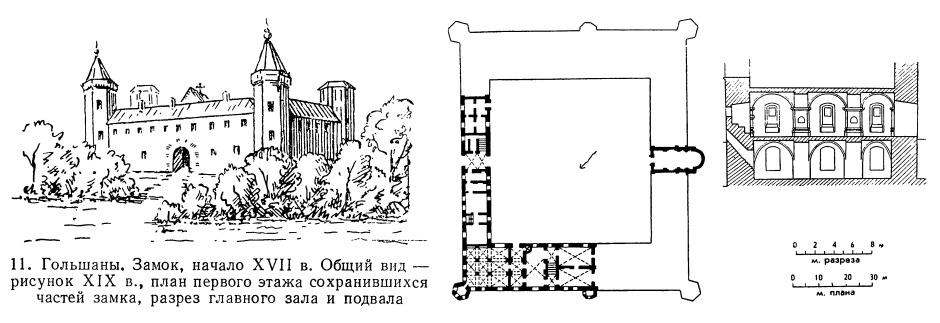 Реконструкция замка Гольшаны