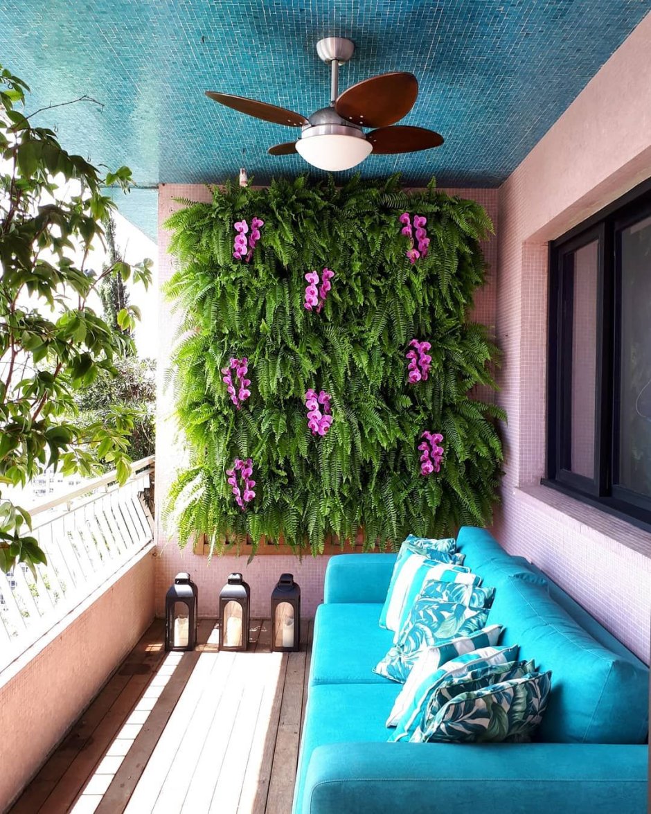Вертикальное Озеленение балкона