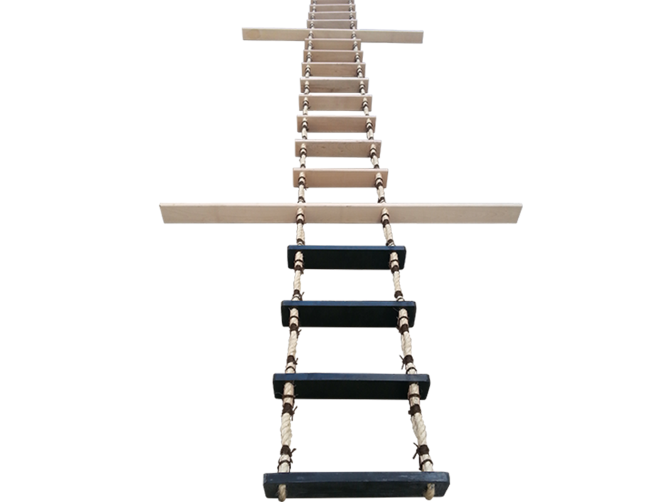 Верёвочная лестница из бамбука