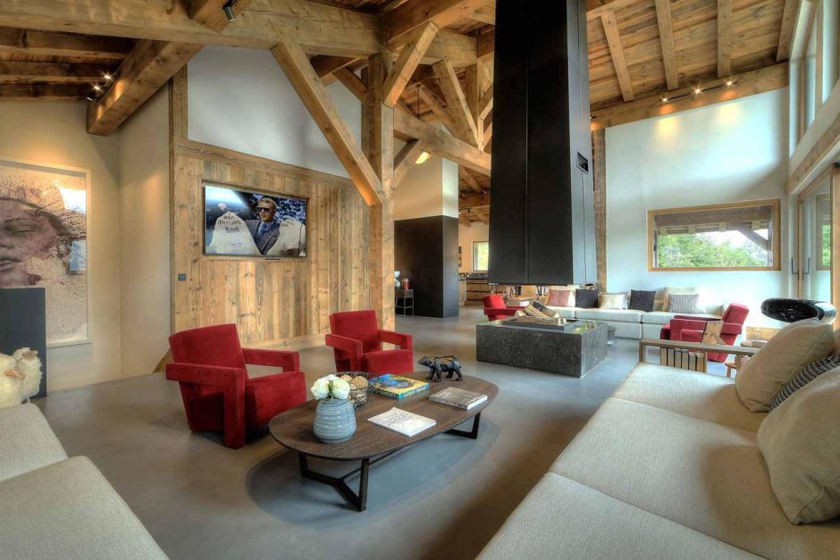 Chalet Interior Design Living Room