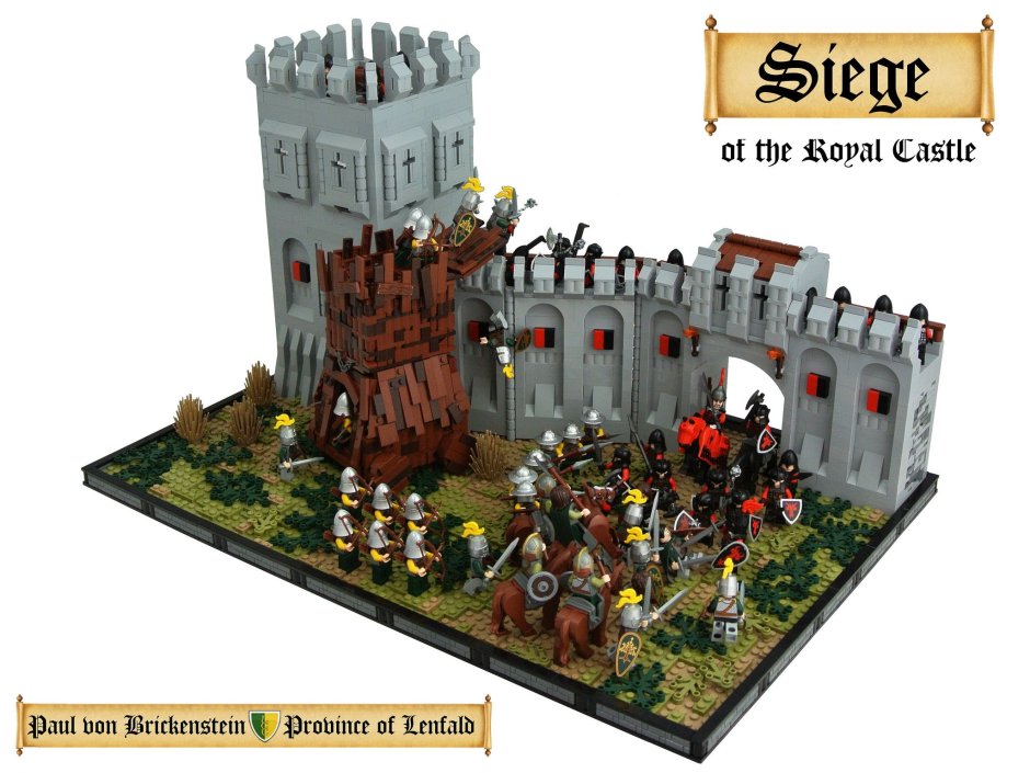 LEGO Castle Осадная башня