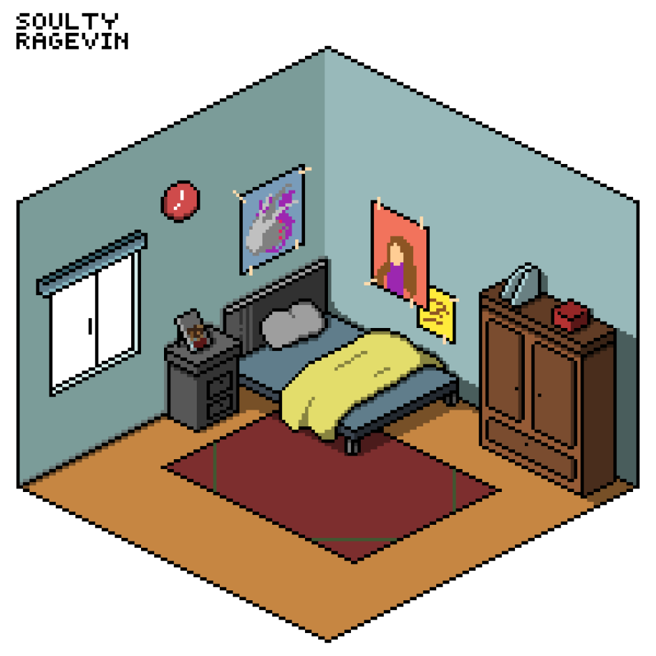 Пиксельный арт комната