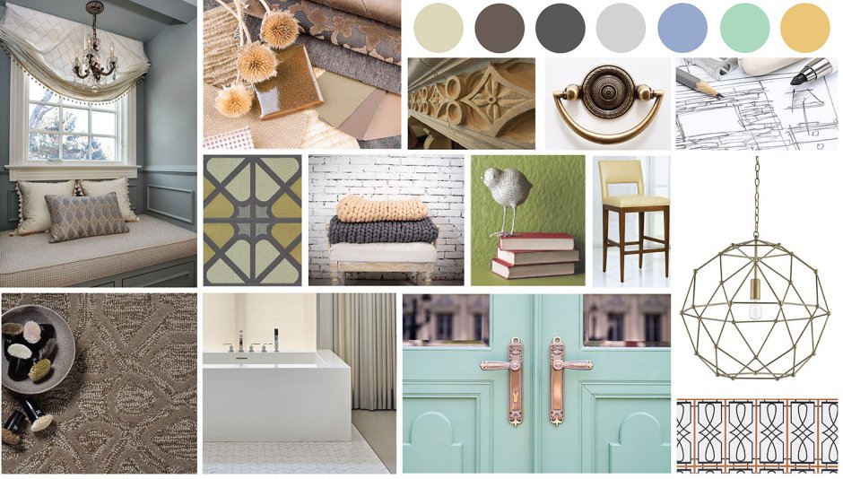 Moodboard Скандинавский стиль
