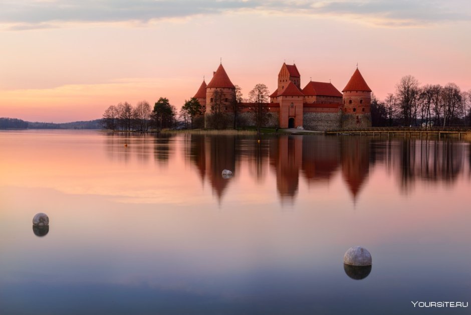 Страна Литва Тракай замок