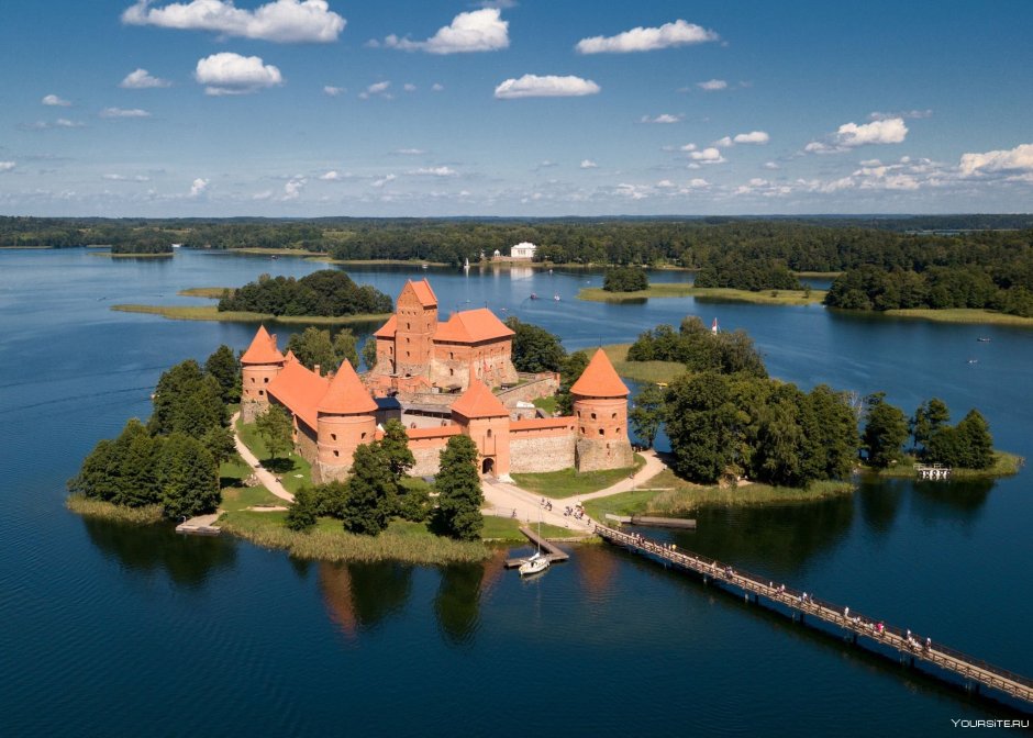 Озеро Тракай Литва