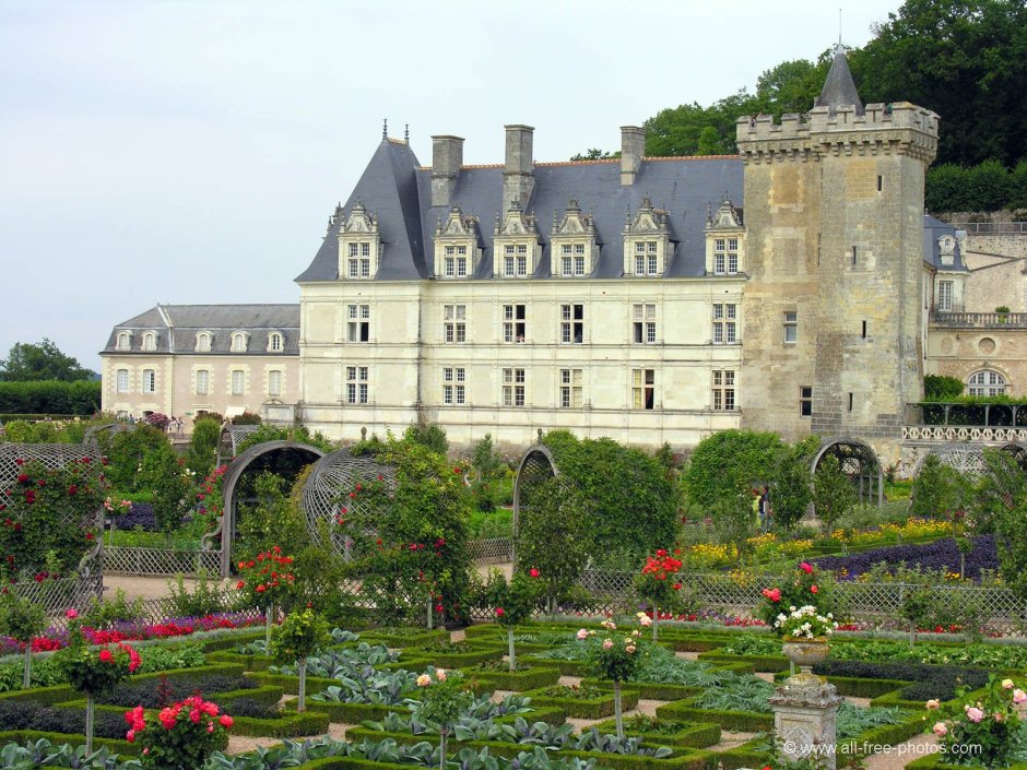 Коллаж замки Франции