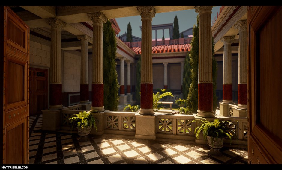 Luxury Mansion Interior спальни