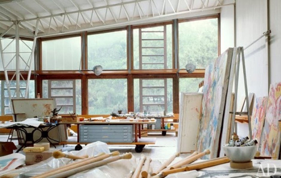 Художественная мастерская с панорамными окнами