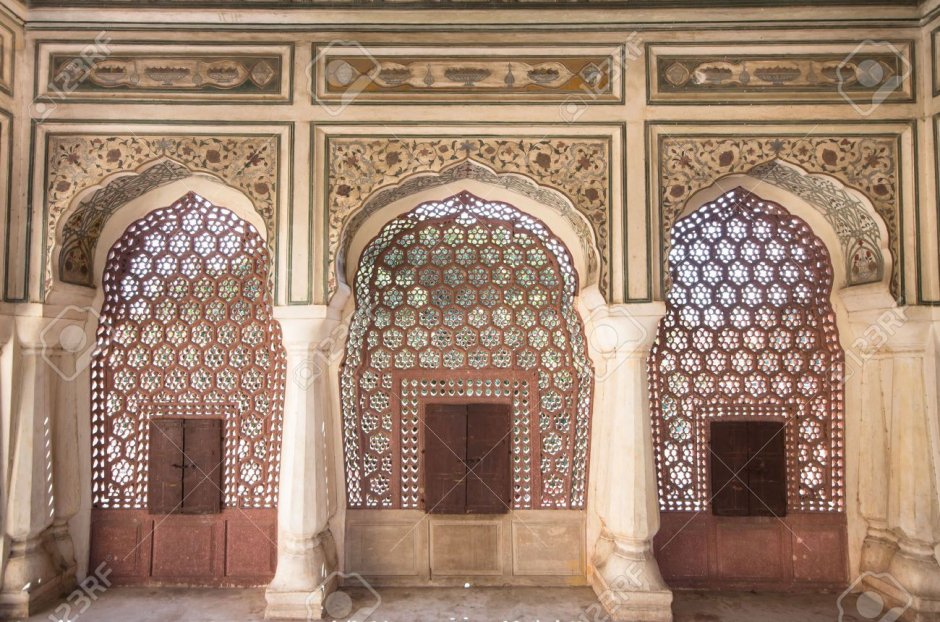 The Blue Room Sukh Niwas (Hall of rest), 18th Century Jaipur City Palace