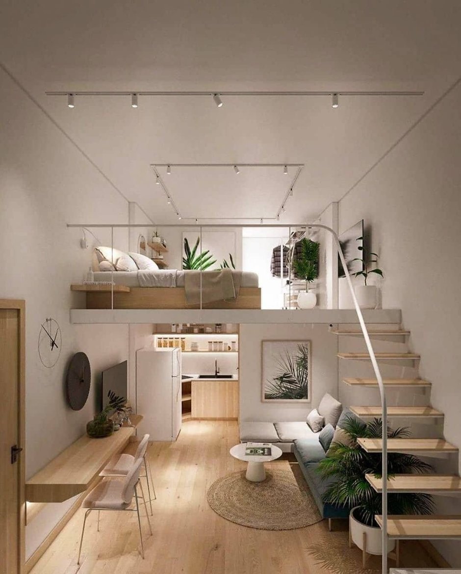 Идеи для квартиры с высокими потолками