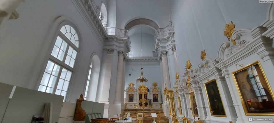 Смольный собор Воскресения Христова Санкт-Петербург внутри