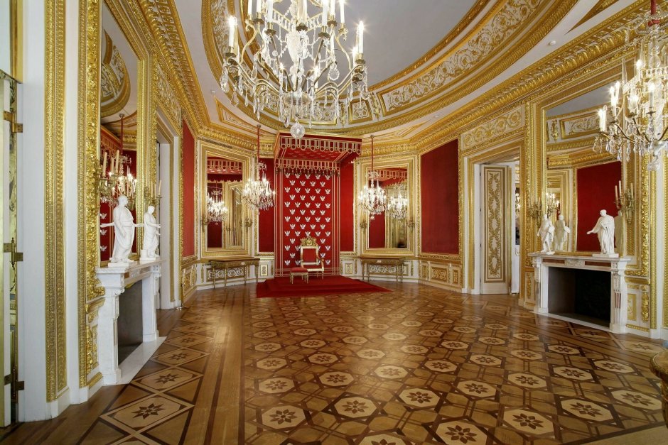 Залы королевского дворца в Варшаве