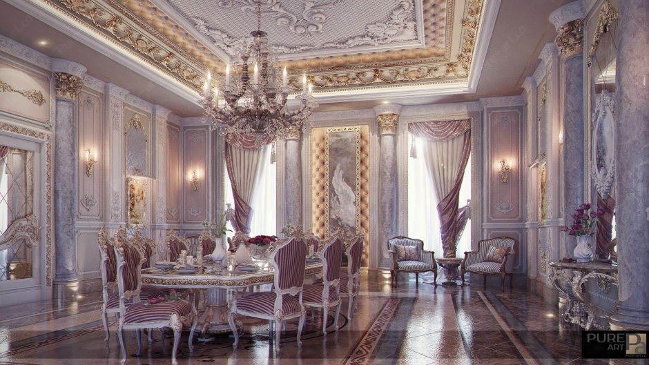 Внутренний интерьер классика дворцов