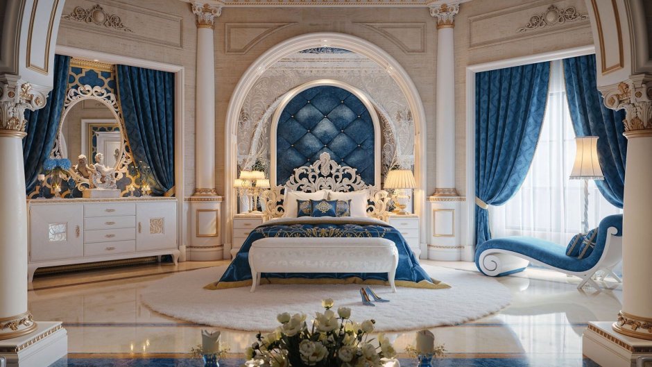 Luxury Mansion Interior спальни