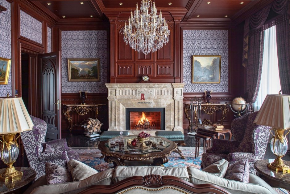 Breakers Mansion Newport интерьер