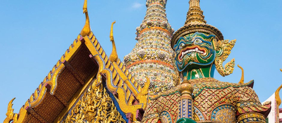 Изумрудный Будда в королевском Дворце в Бангкоке