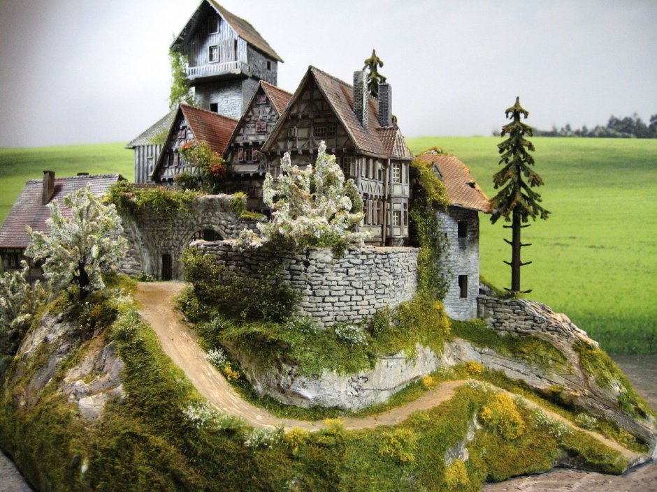 Загородный особняк в замковом стиле