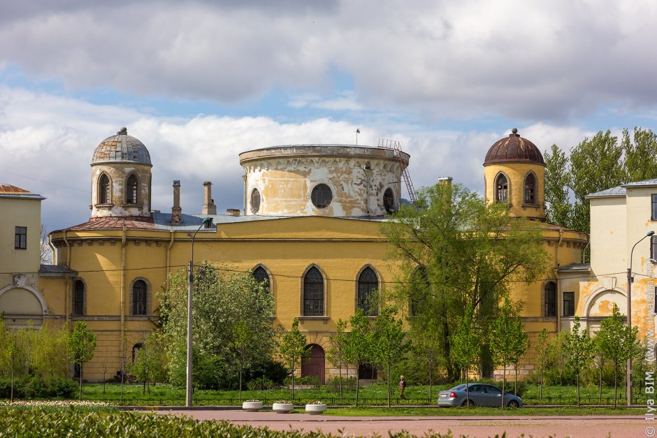 Чесменская Церковь в Санкт-Петербурге зимой