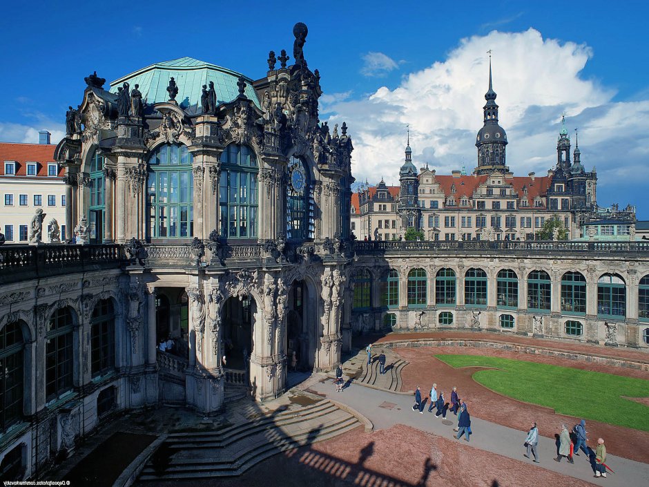 Дрезден достопримечательности дворец Цвингер
