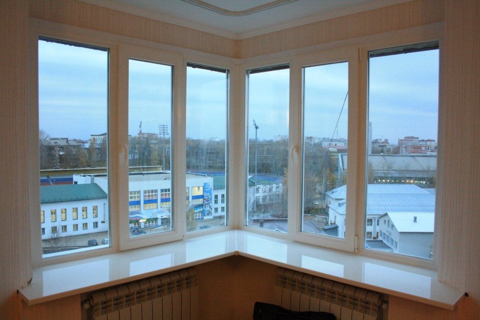 Балконный блок с глухим окном