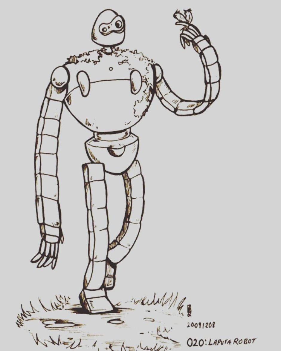 Хаяо Миядзаки Лапута робот