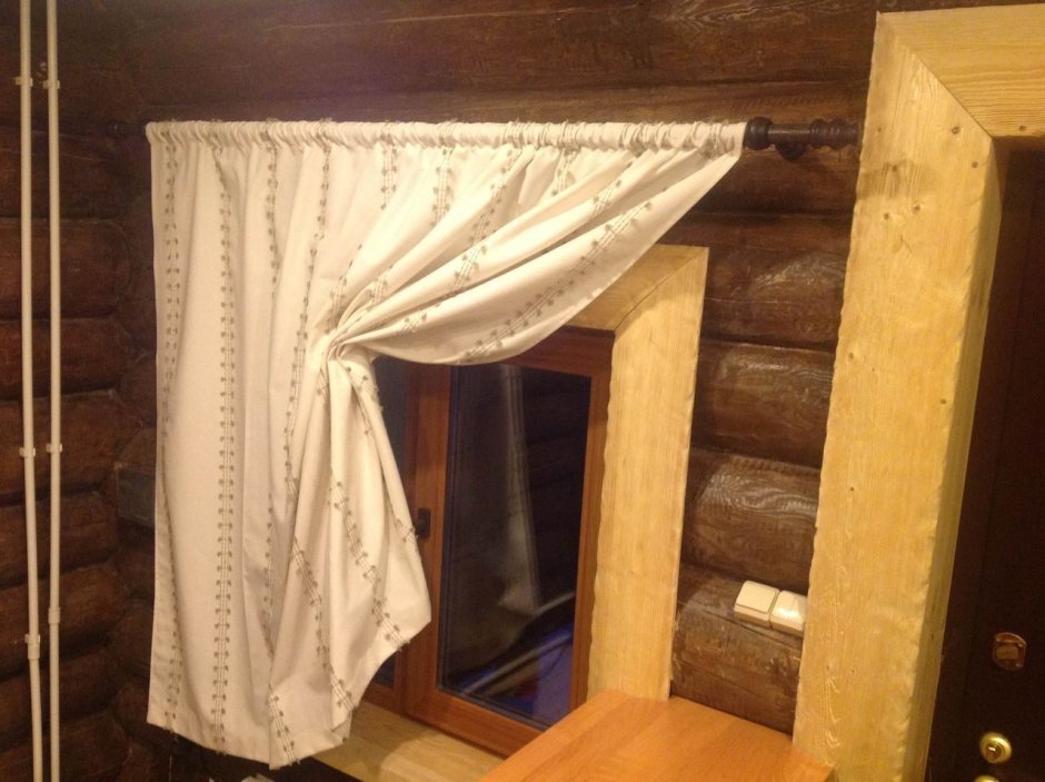 Шторы в предбанник
