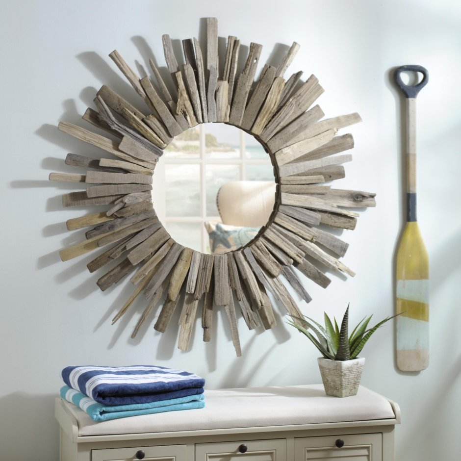 Natural Driftwood Mirror