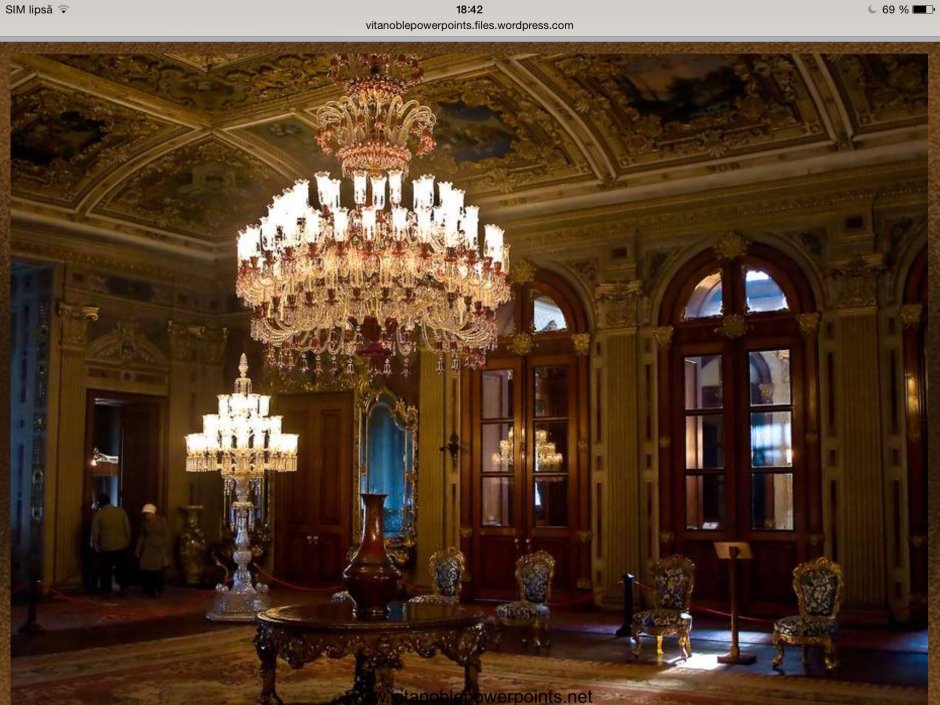 Долмабахче дворец Baccarat