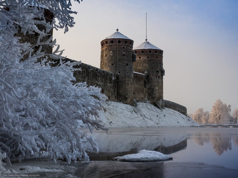Крепость Олафсборг Финляндия