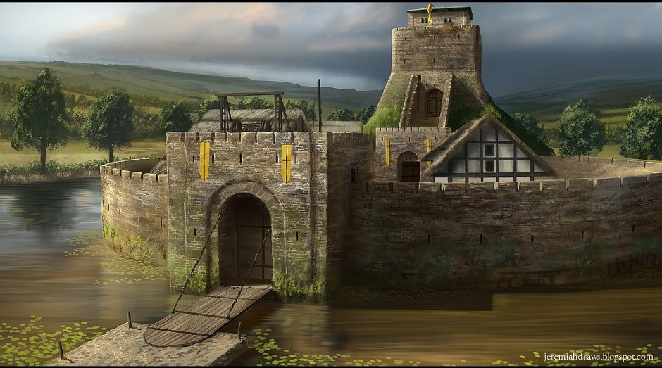 Замок рыцаря средневековья