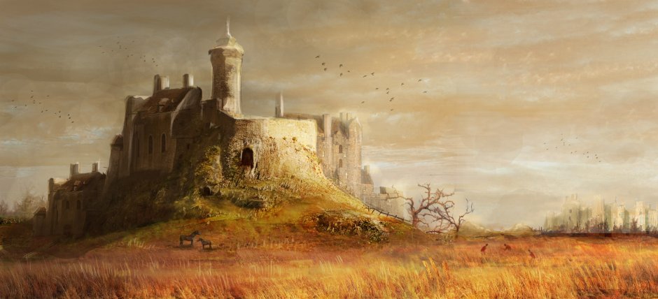 Средневековый замок Керлаверок