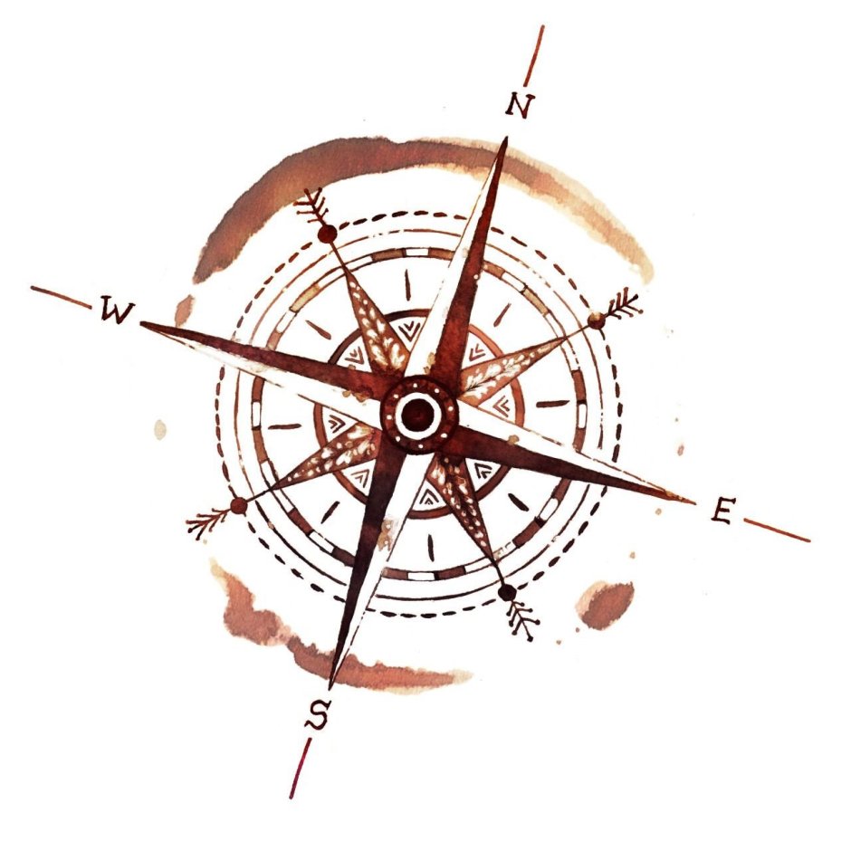 Стилизованный компас