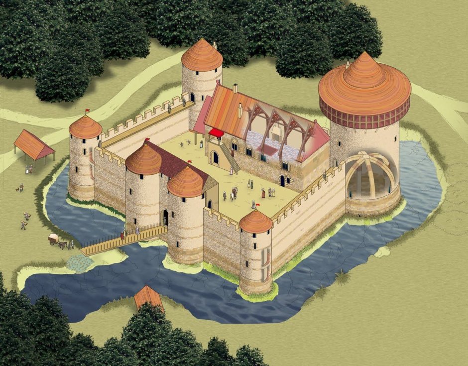 Замок Геделон во Франции