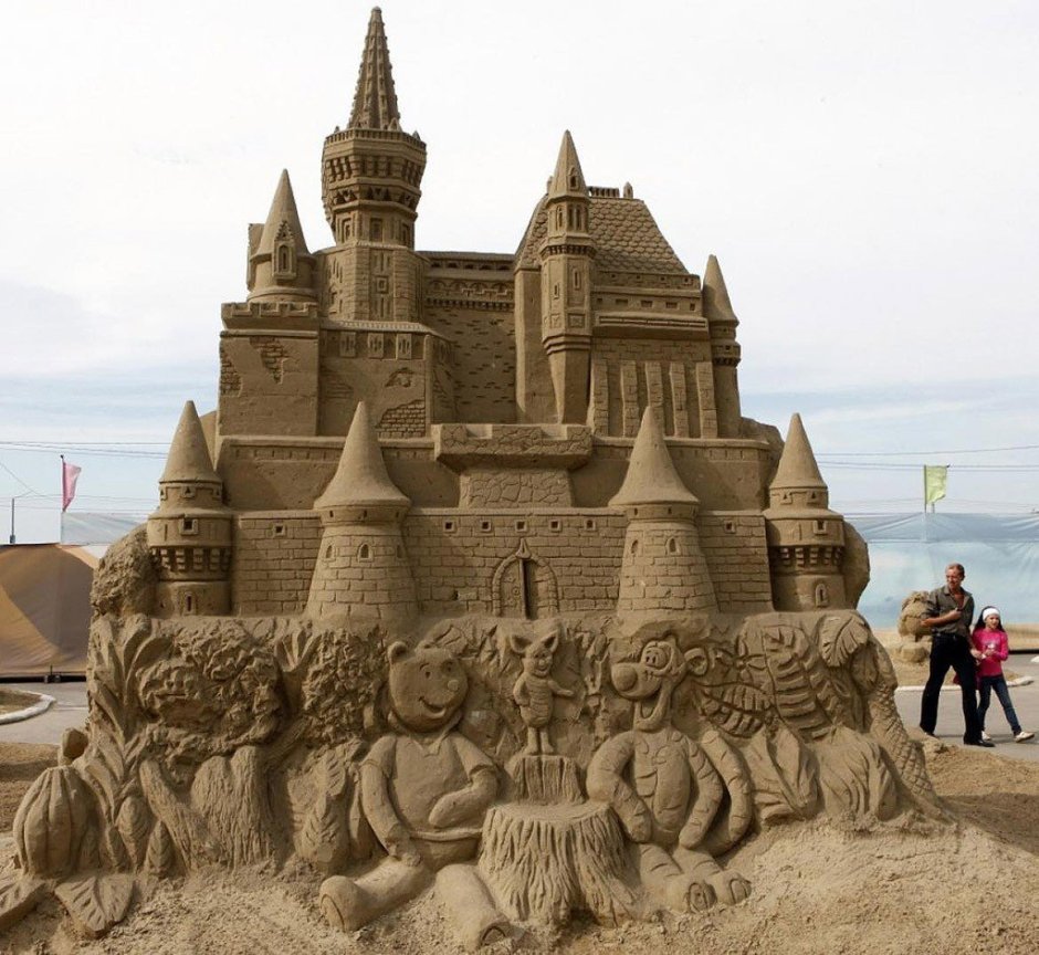 Крепость из песка