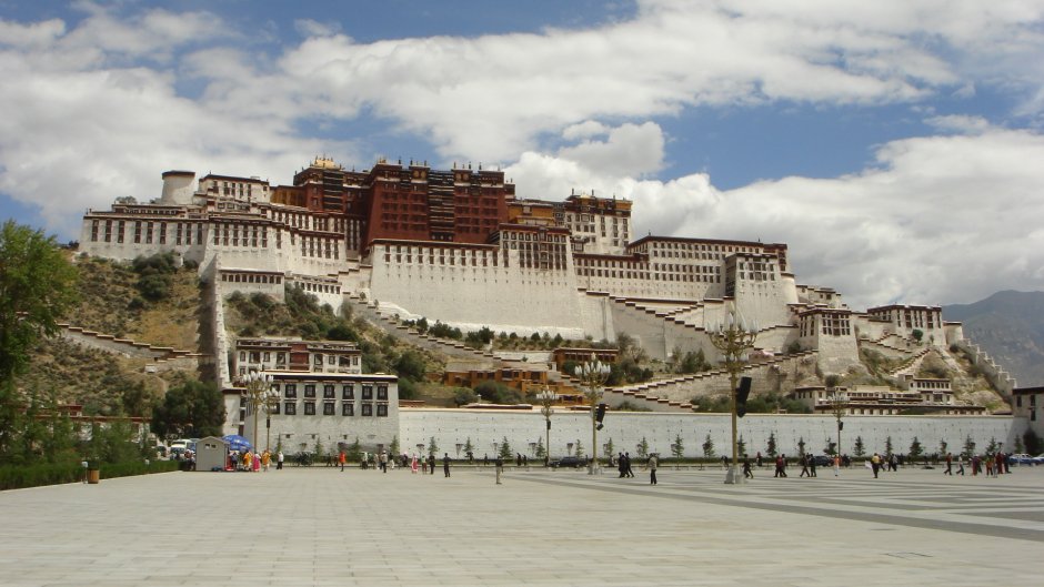 Дворец Потала Тибет план